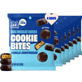 Dark Chocolate Vanilla Shortbread Cookie Bites (6 Pack)
