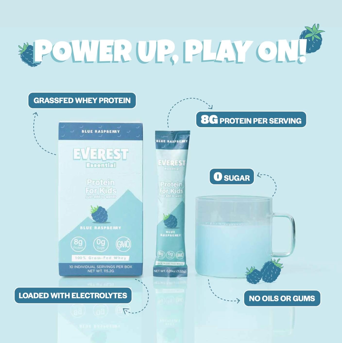 Protein Water Blue Raspberry (10 CT)