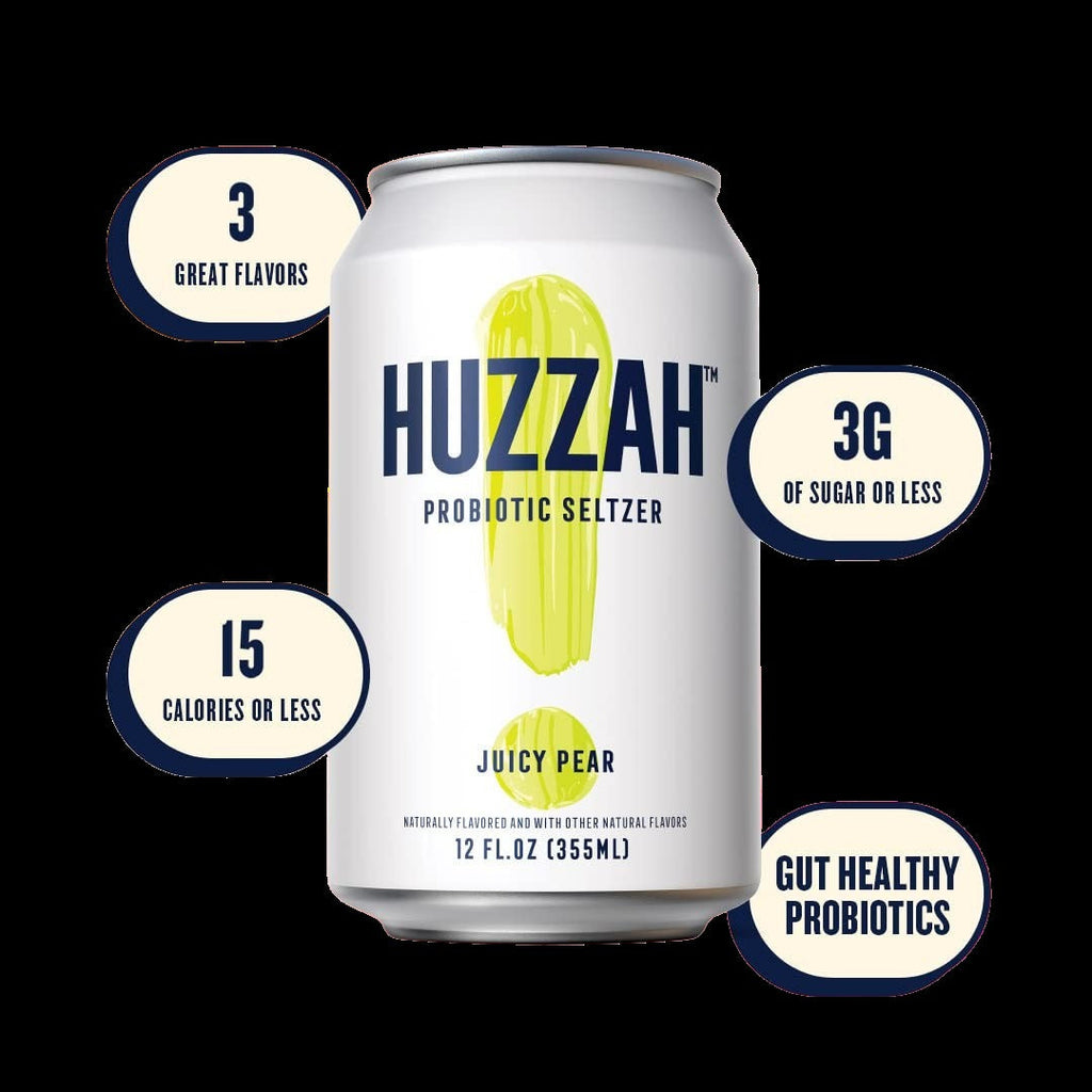 Juicy Pear Probiotic Seltzer (12 Pack)