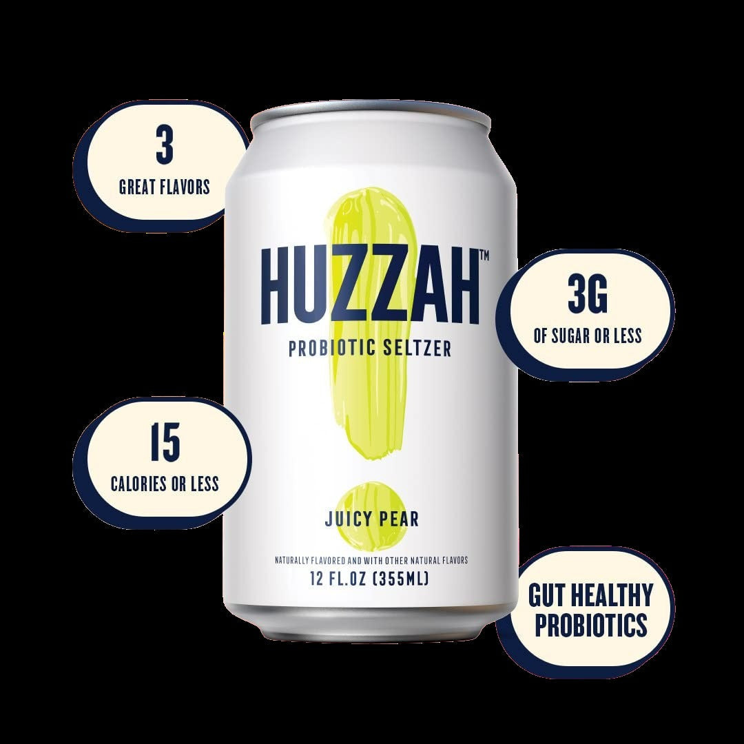 Juicy Pear Probiotic Seltzer (12 Pack)