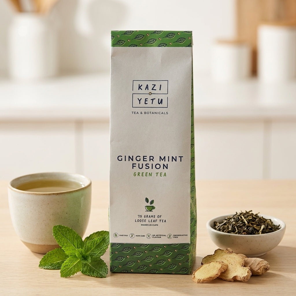Ginger Mint Fusion Green Loose Tea