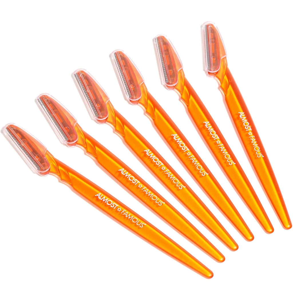 6-Pack Dermaplaning Razors Set - Orange