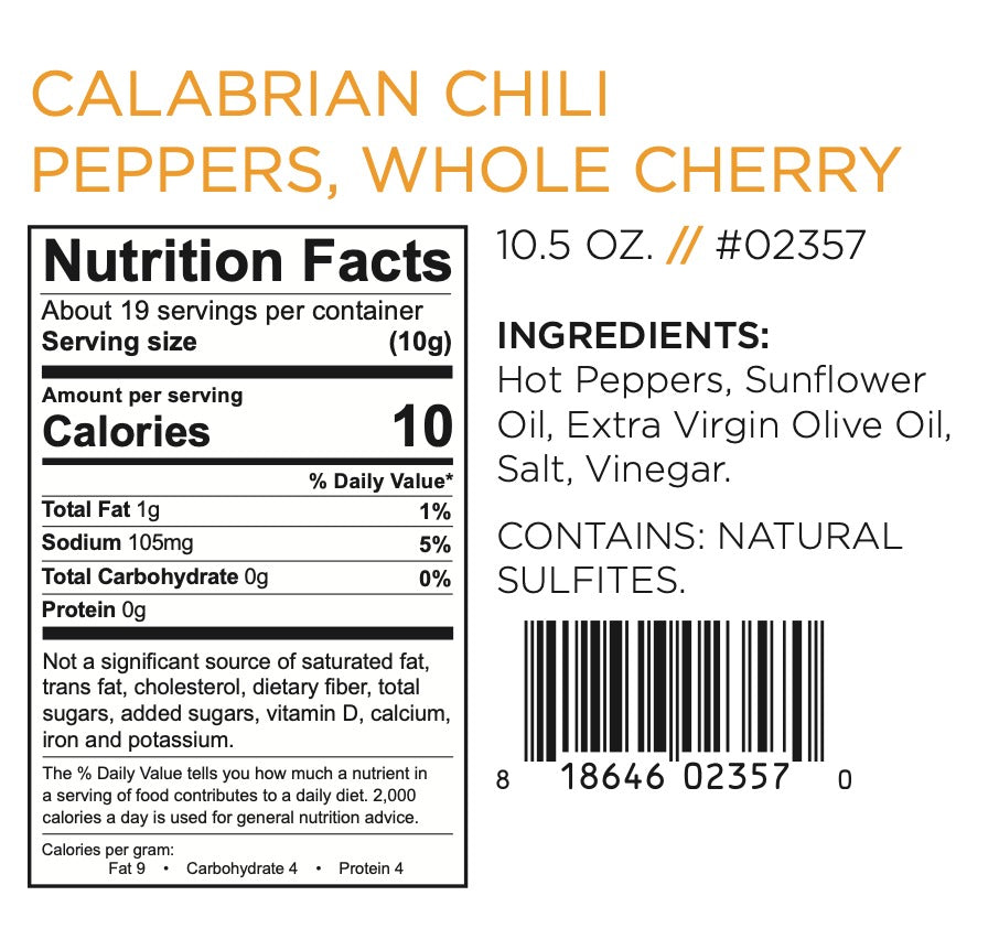 Whole Calabrian Chili Peppers