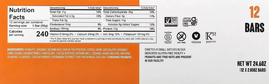 Chocolate Peanut Butter Bar (4 CT)