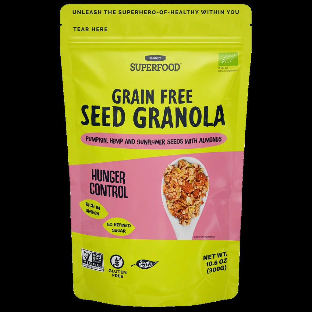 Hunger Control Organic Seed Granola Pouch - Coconut, Almond, Banana