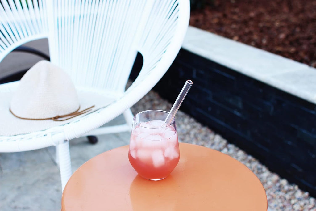 Glass Straw Clear - 8 Inches