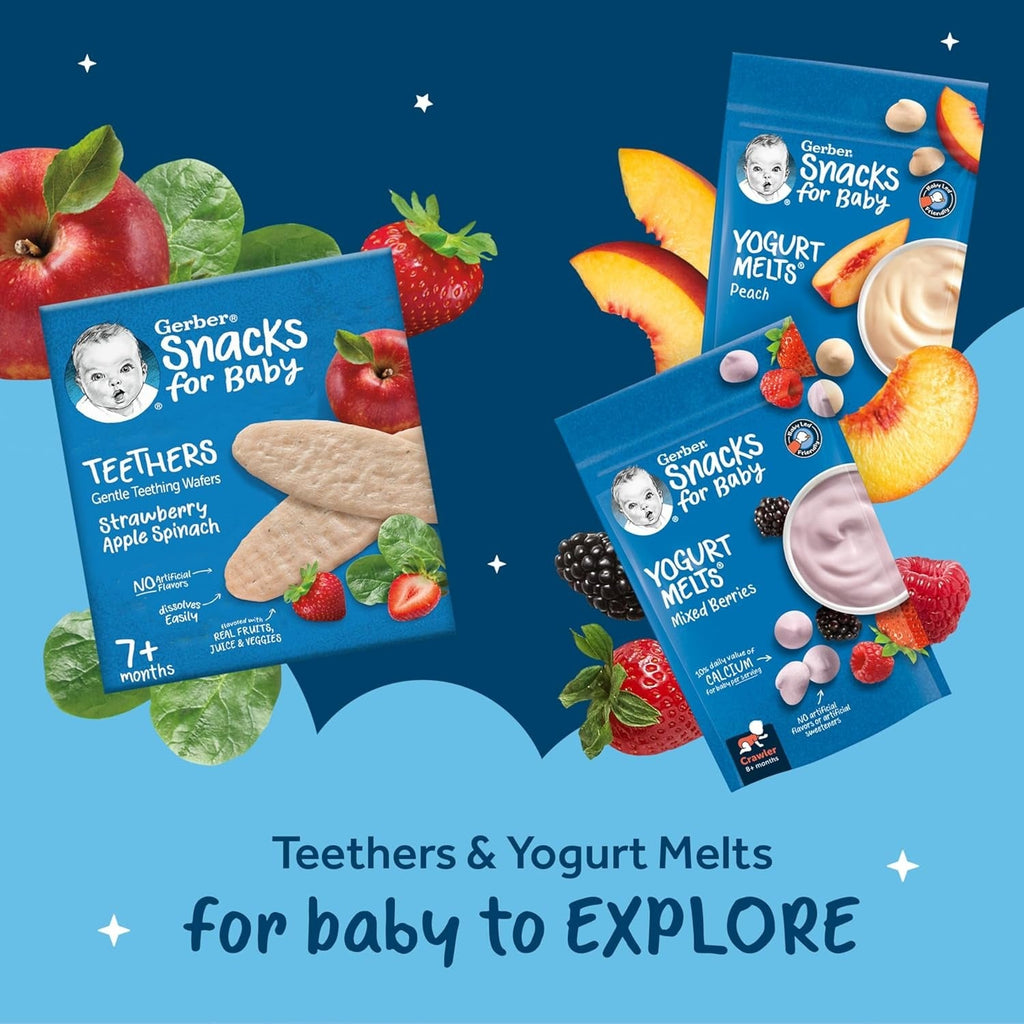 Snacks for Babies - Discovery Pack - Yogurt Melts and Teethers (6 Pack)
