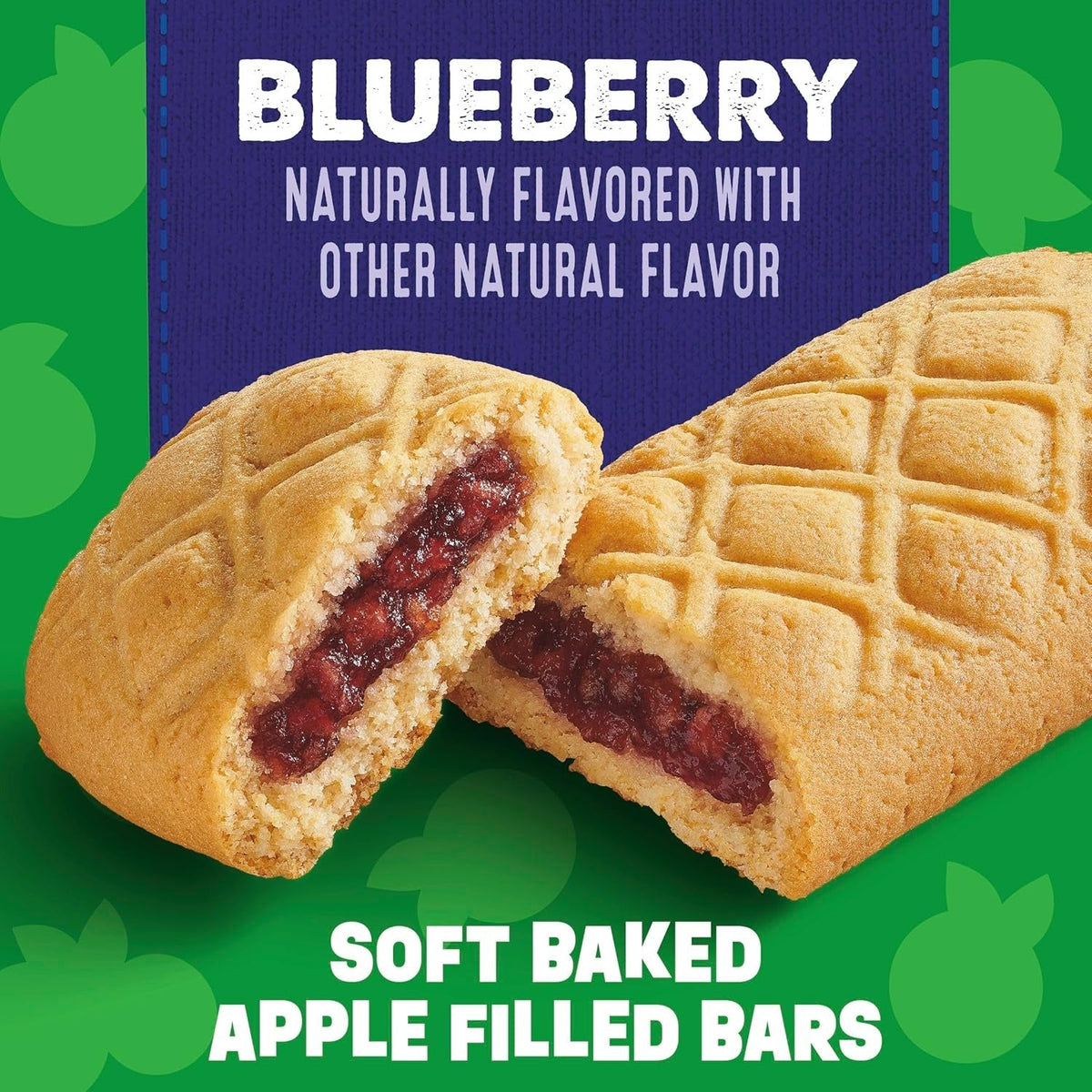 Blueberry Soft Baked Apple Filled Bars (5 CT)