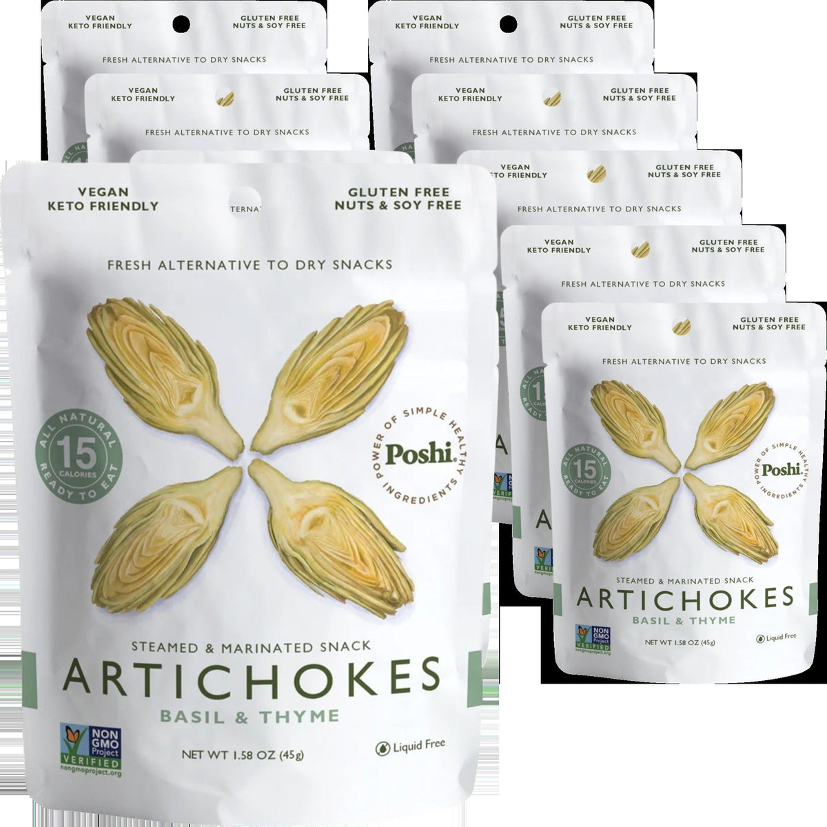 Artichokes with Basil & Thyme (10 Pack)