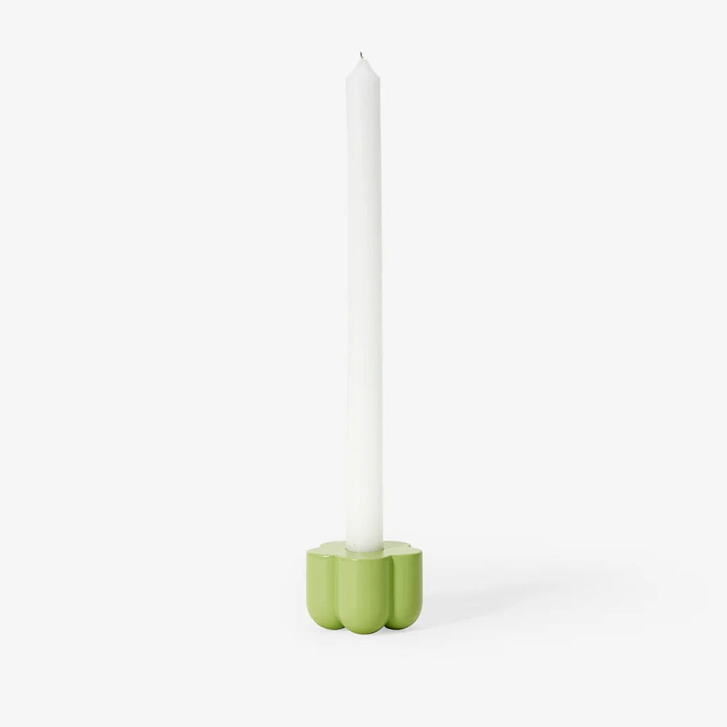 Candle and Incense Holder - Green
