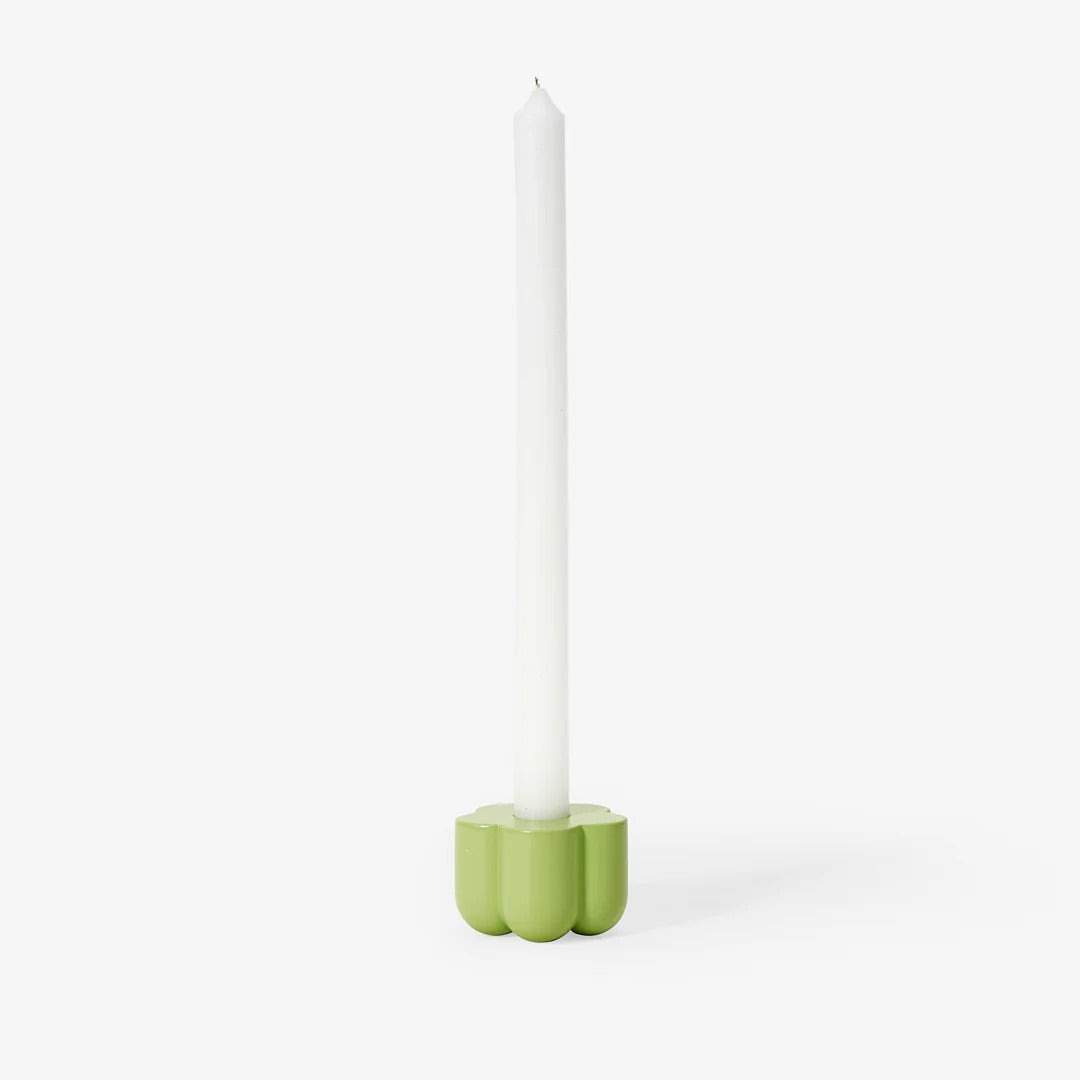 Candle and Incense Holder - Green