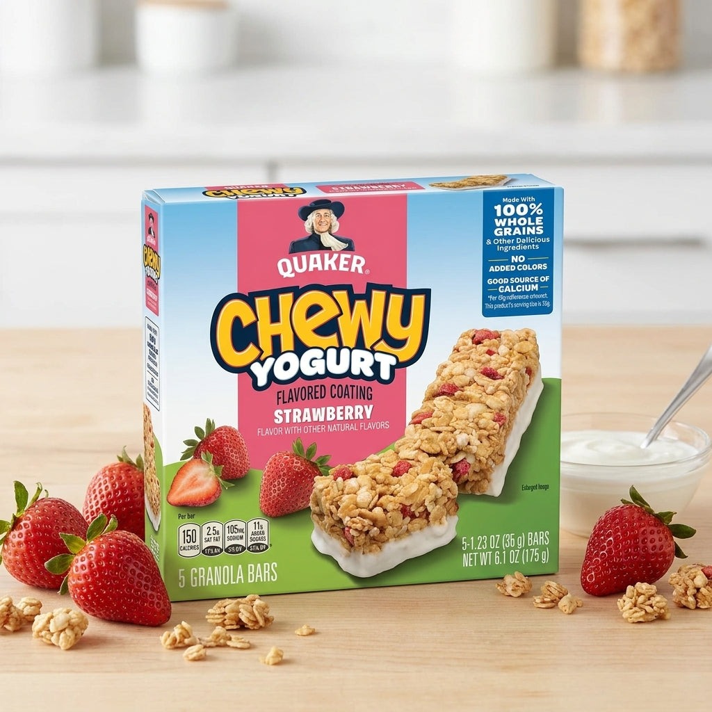 Quaker Chewy Yogurt Granola Bars Strawberry