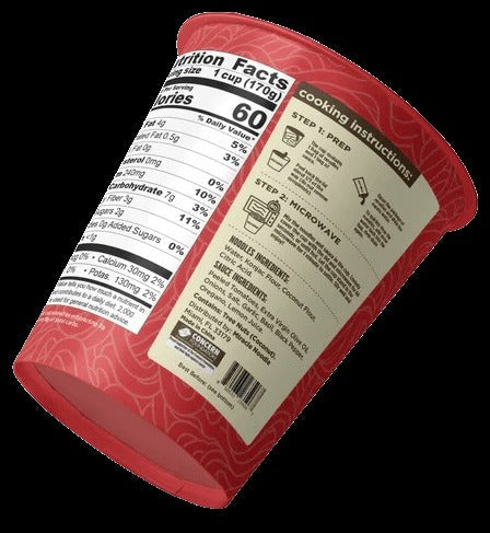 Low Carb Instant Cup Noodles Spaghetti Marinara (6 Pack)