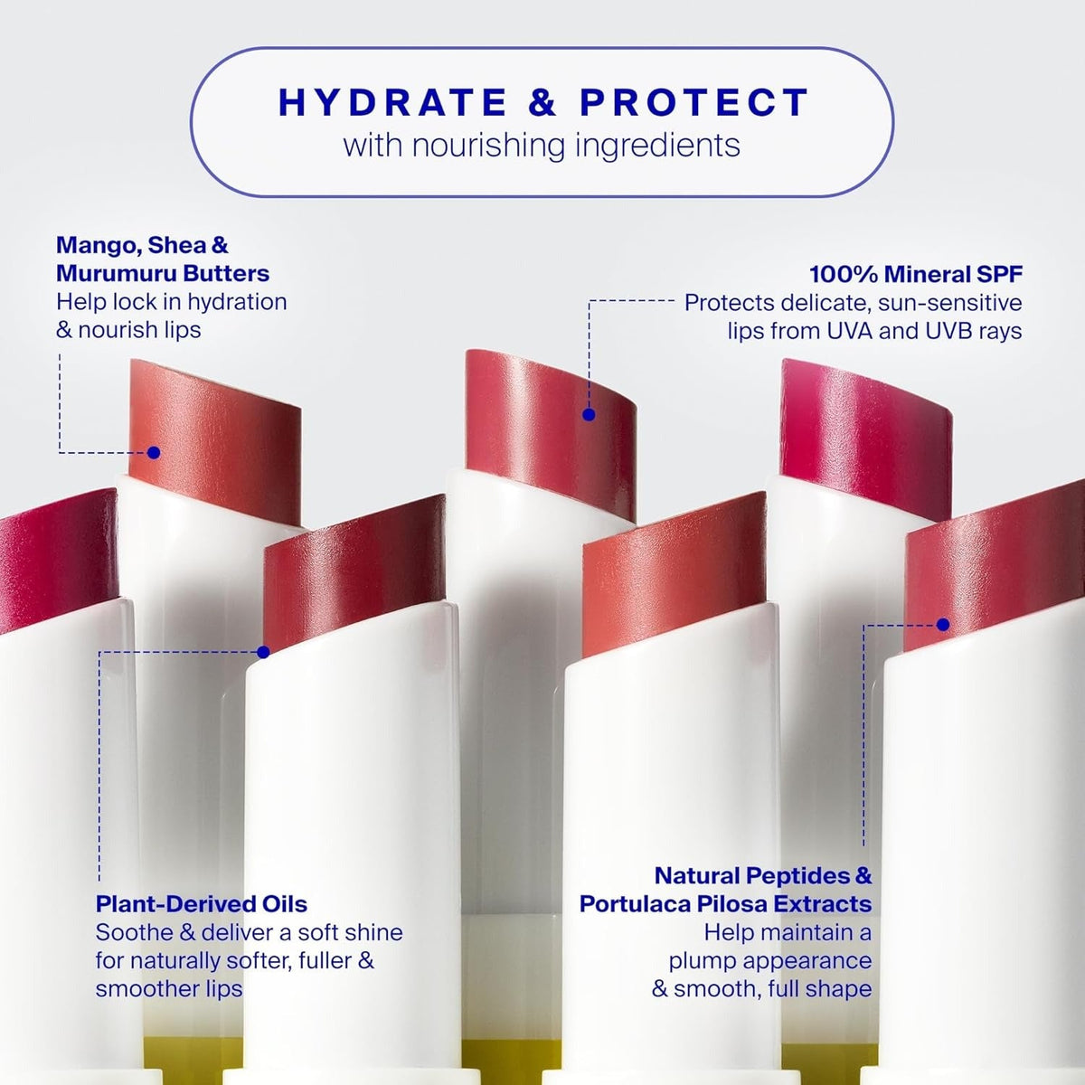 Lipshade 100 Mineral SPF 30 Hydrating Lipstick - Love You More