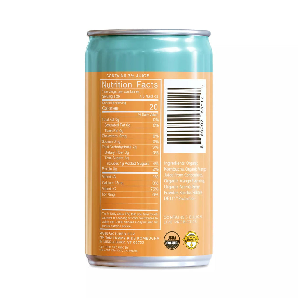 Kids Mango Kombucha (4 CT)