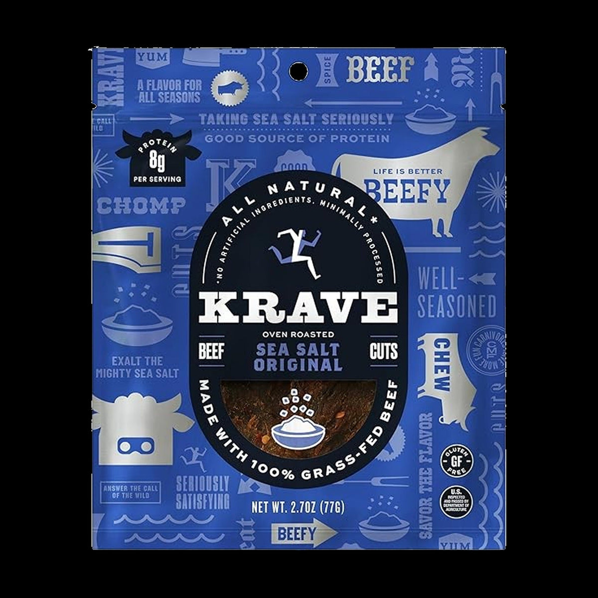 Sea Salt Original Beef Jerky (8 Pack)