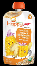 Organic Harvest Vegetables & Chicken Stage 3 Baby Food (16 Pack)