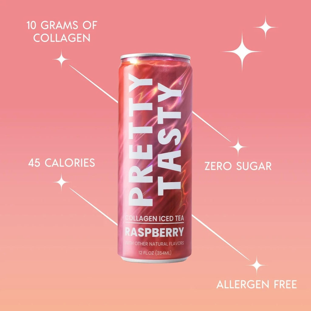 Collagen Iced Tea - Raspberry (12 Pack)