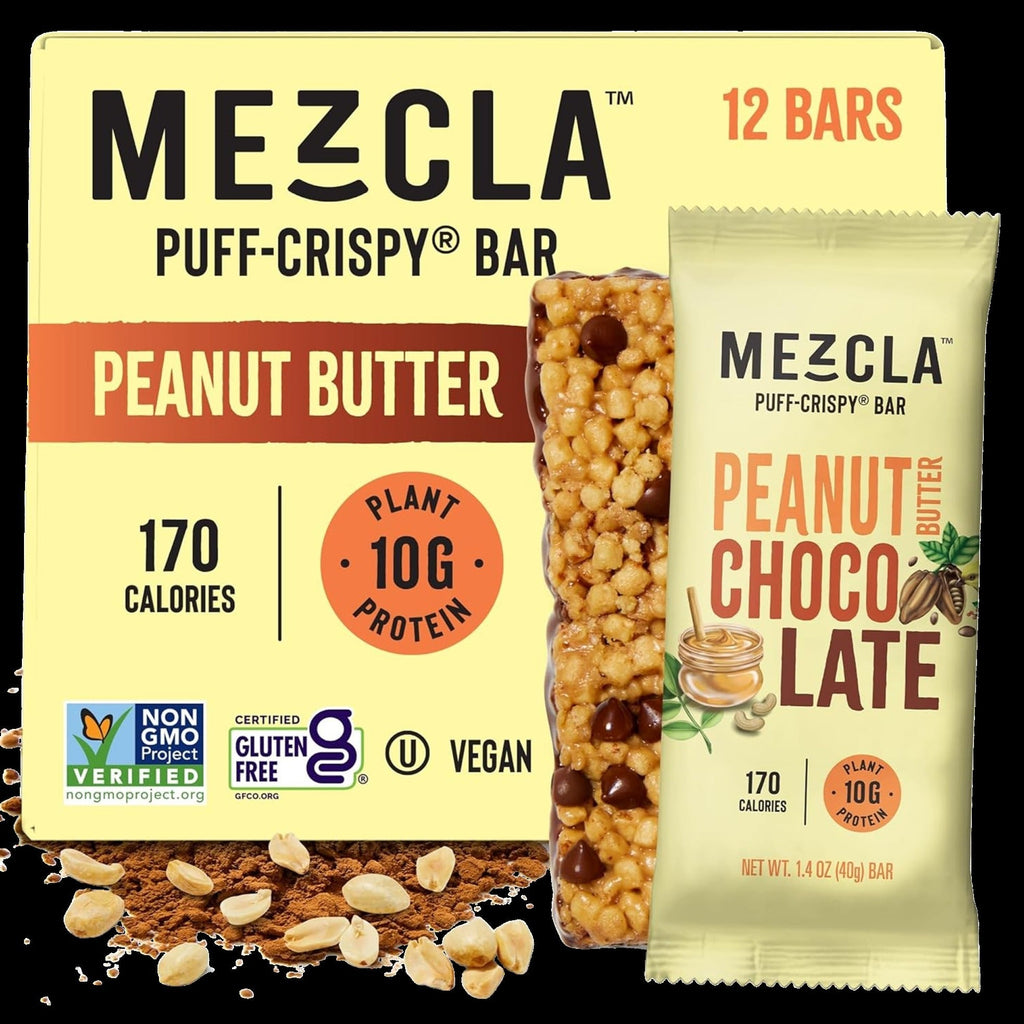 Peanut Butter Chocolate Puff Crispy Bar (12 CT)