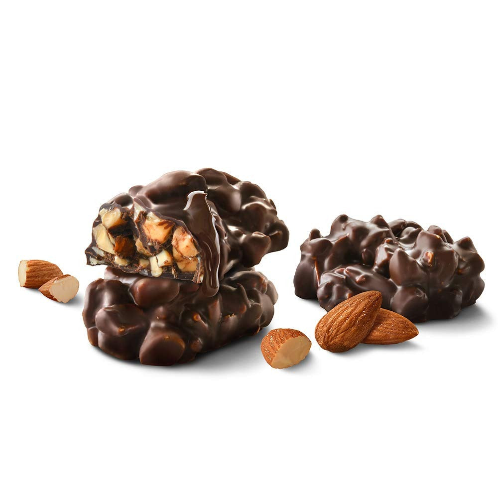 Dark Chocolate Salted Almond Clusters