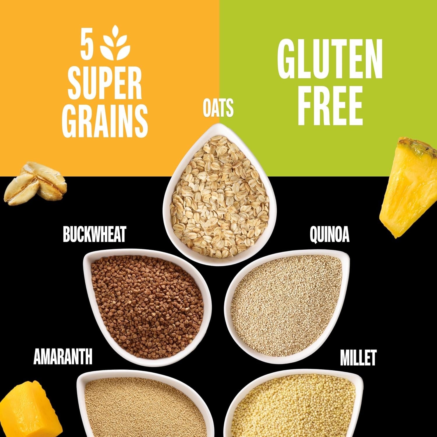 Healthy Grains Energy Bars - Pineapple Mango (5 CT)