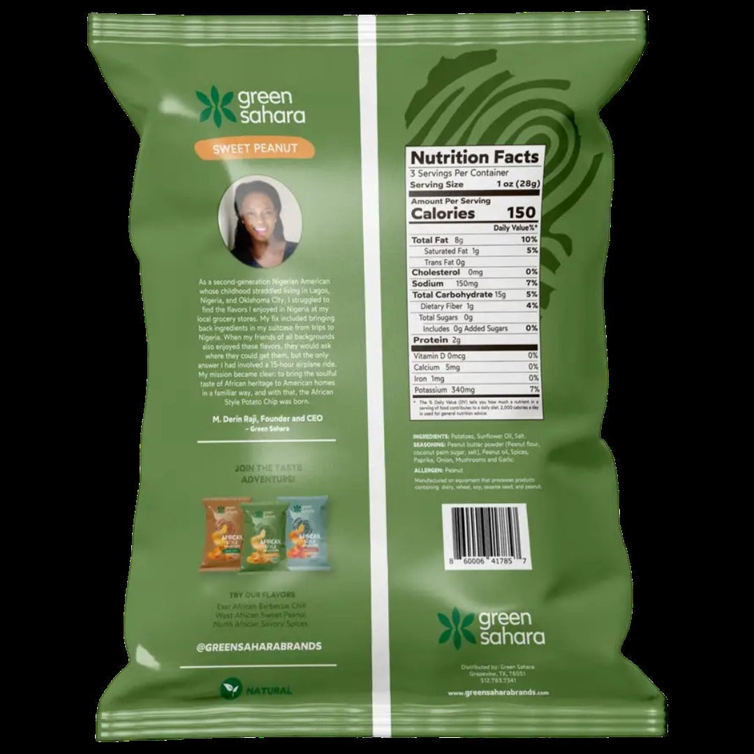 African Sweet Peanut Chips