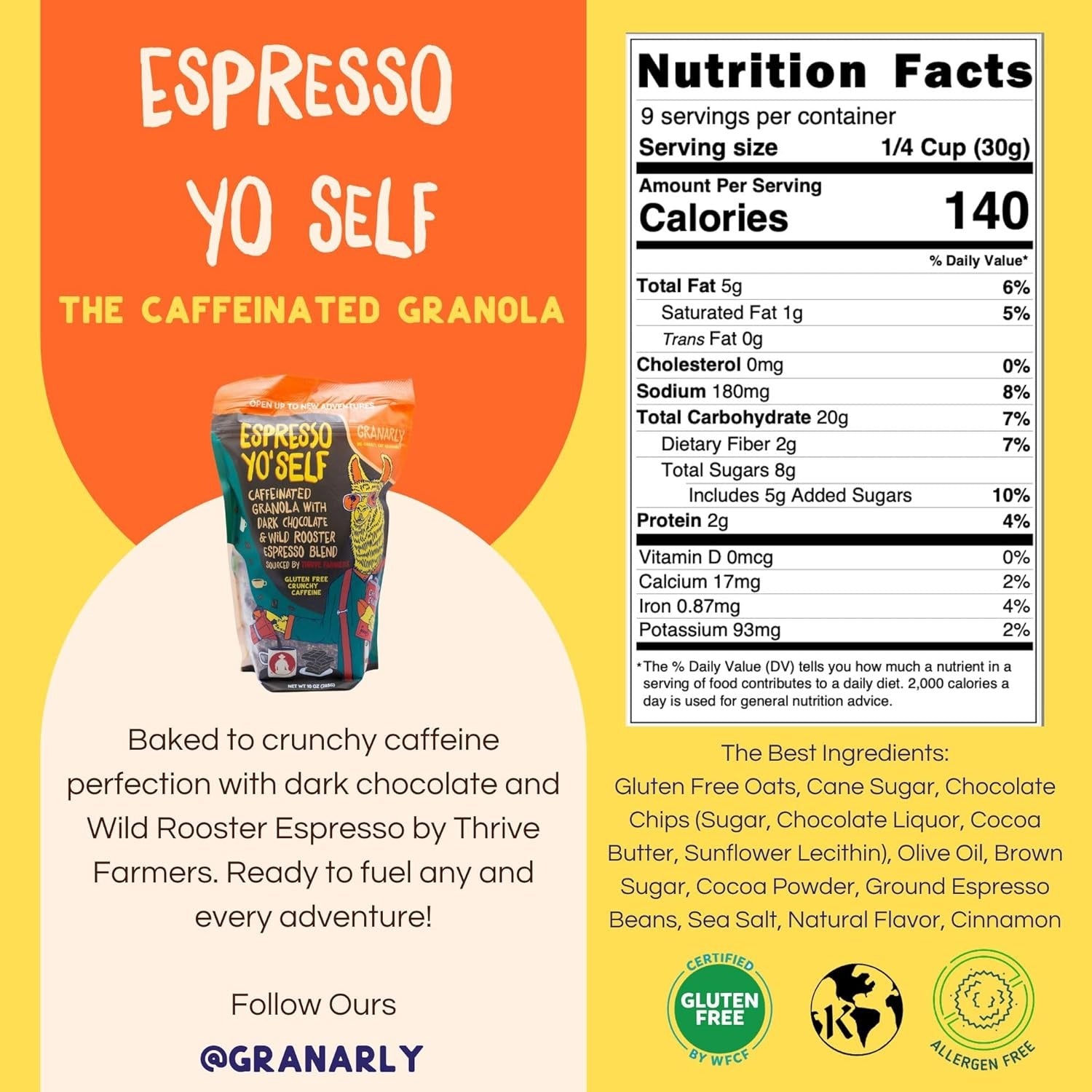 Espresso Yo'Self Granola