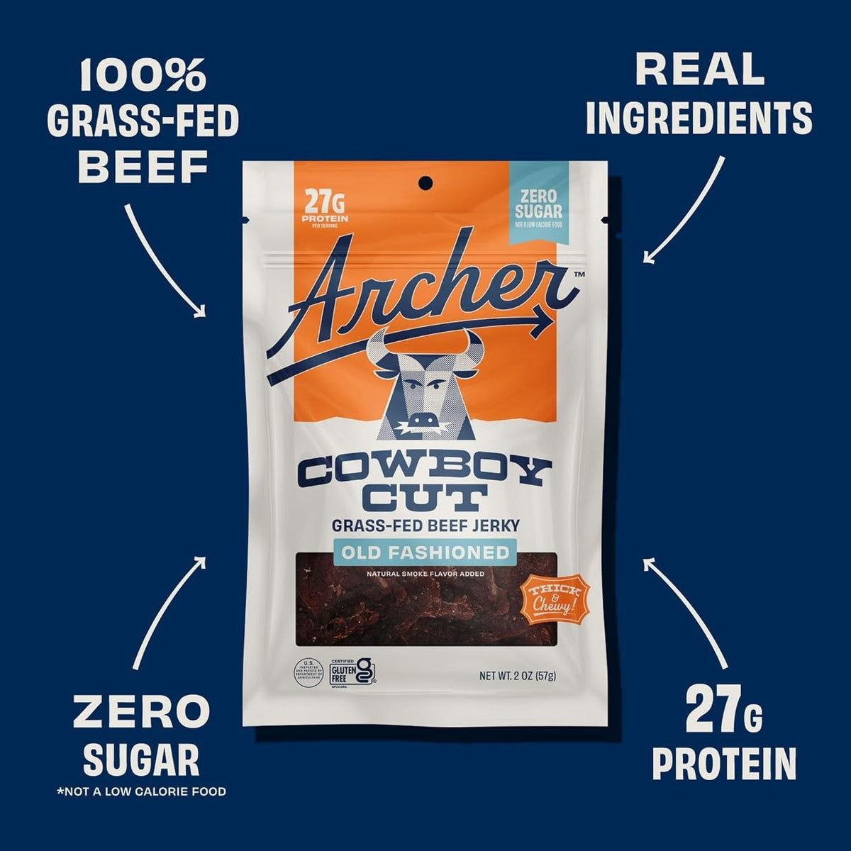 Cowboy Cut Old Fashioned Beef Jerky
