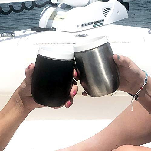 9oz CeramiSteel Ceramic Wine Tumbler - Turquoise