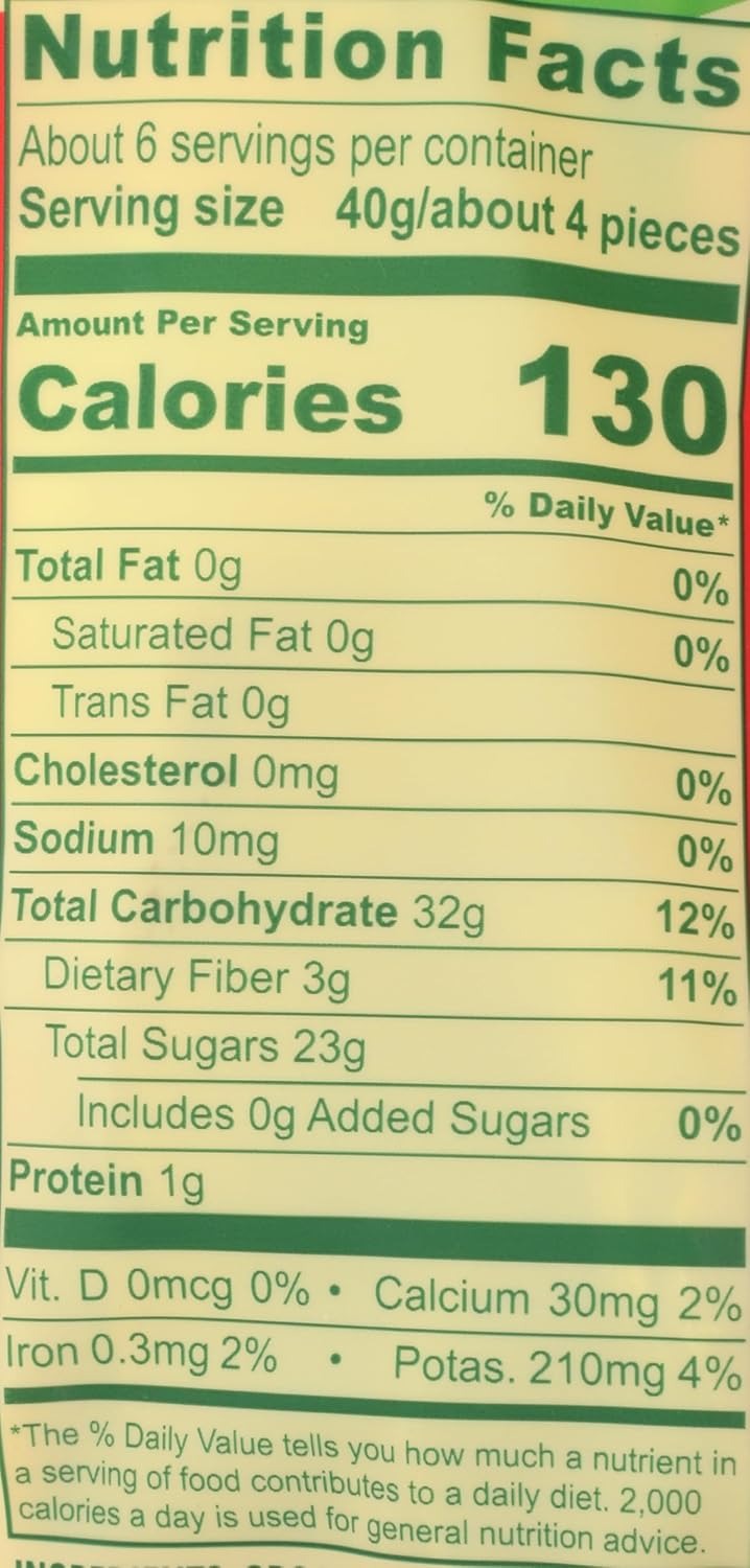 Organic Mango Halves Dried Fruit
