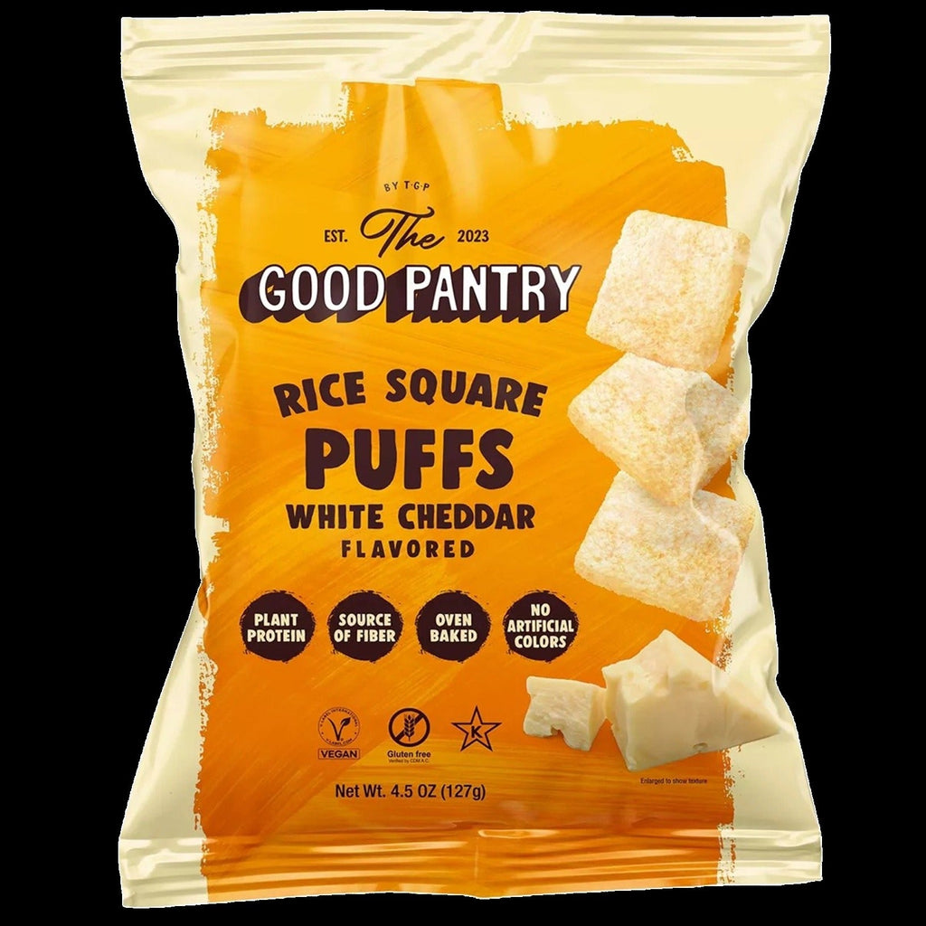 Rice Square Puffs - White Cheddar