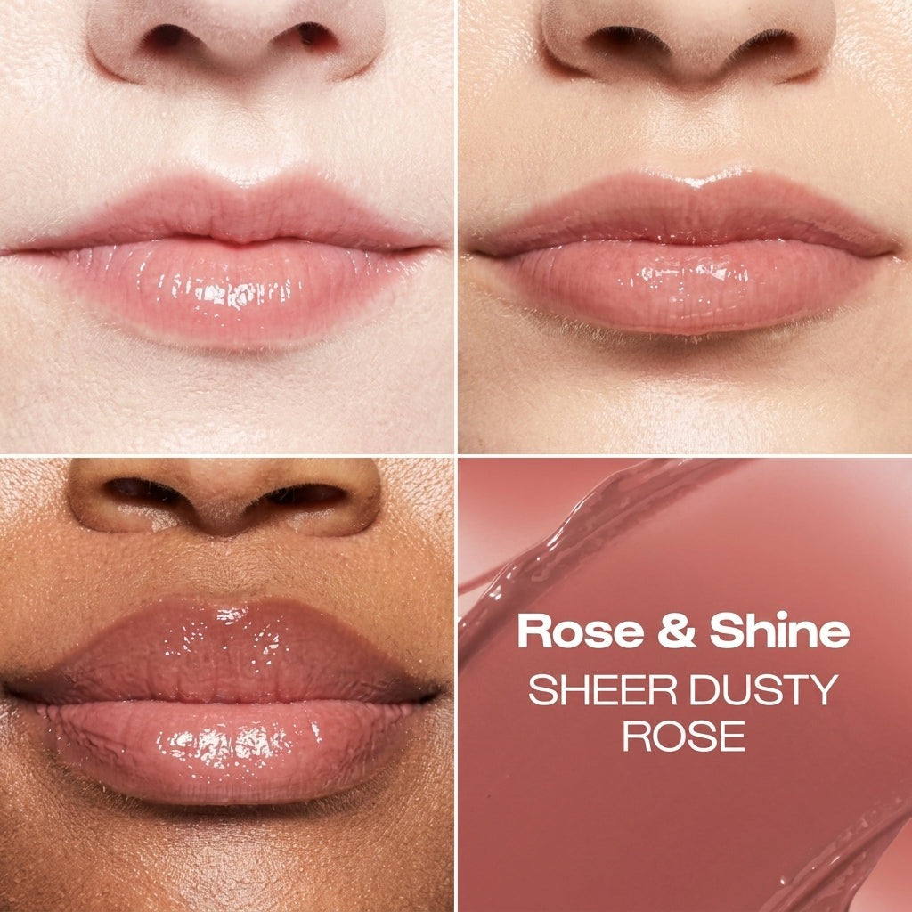 Lip Goals Glossy Balm - Rose & Shine