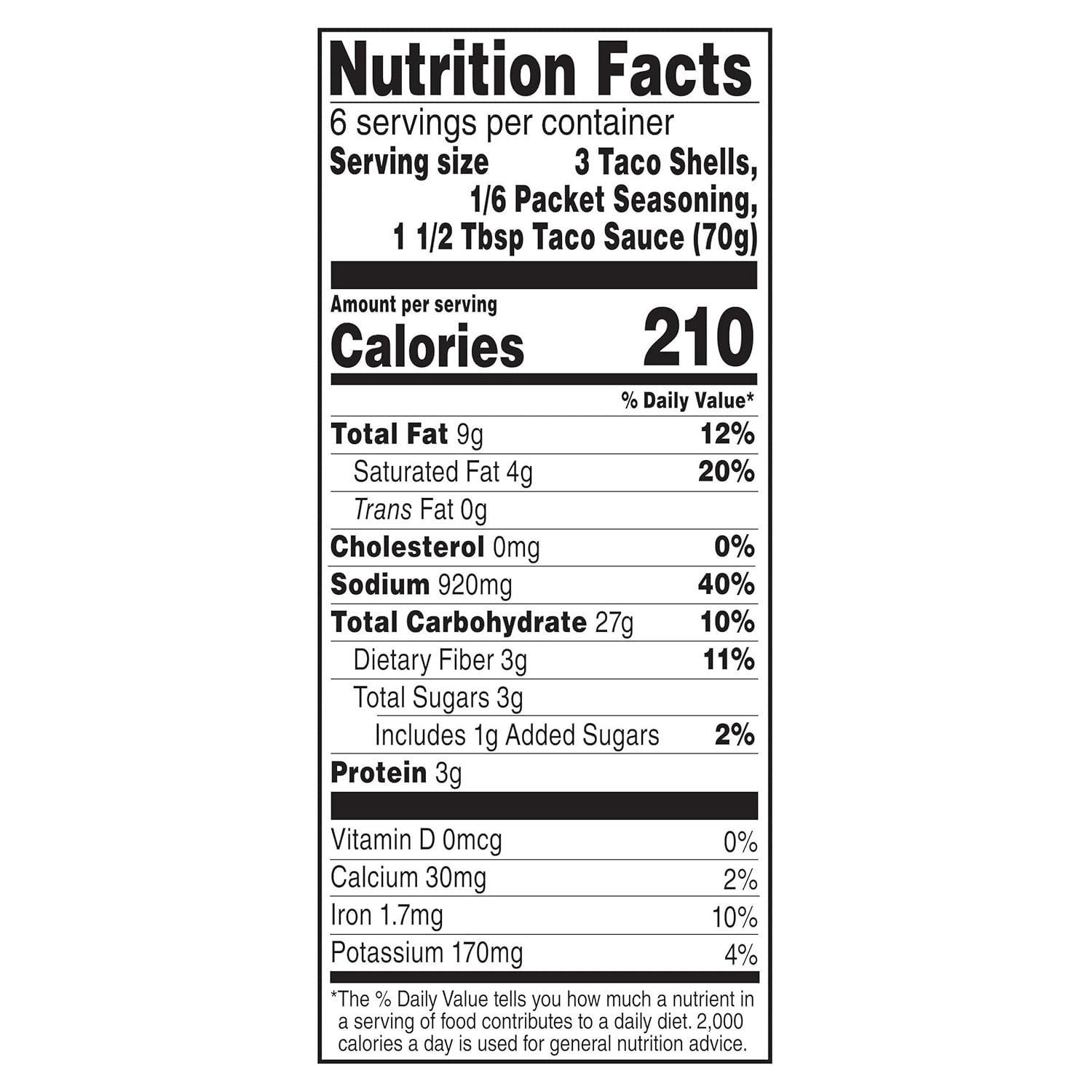 Taco Dinner Kit (18 CT)