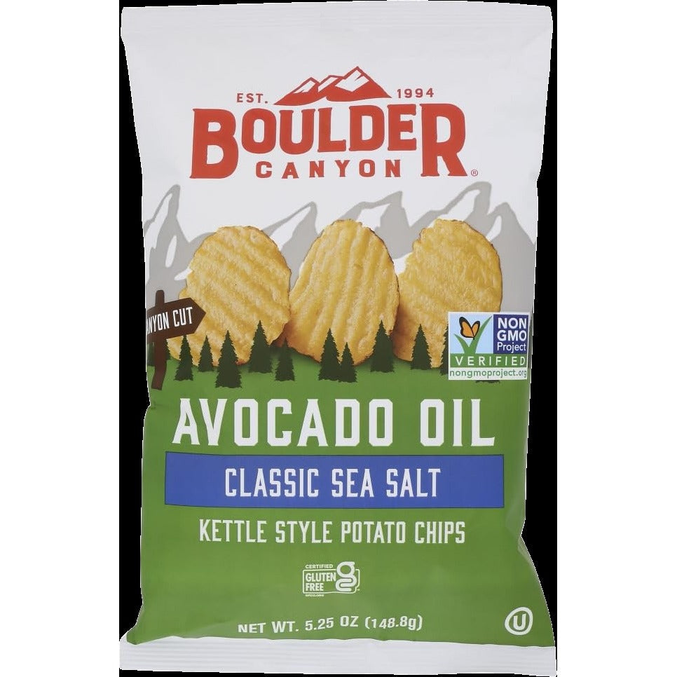 Avocado Oil Sea Salt Kettle Style Potato Chips