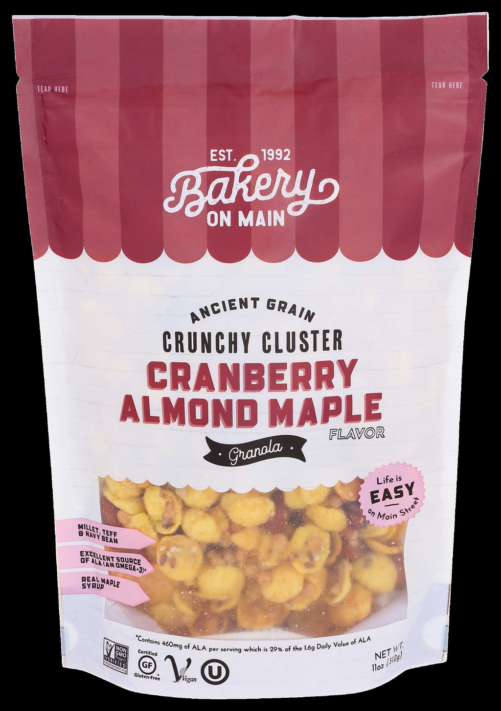 Cranberry Almond Maple Granola