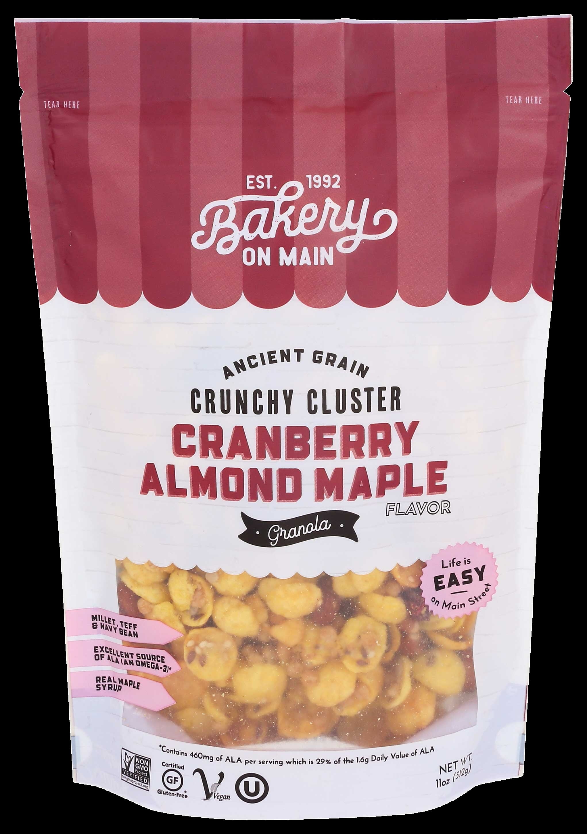 Cranberry Almond Maple Granola