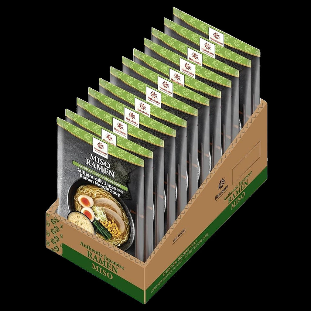 Authentic Japanese Miso Ramen Noodle Soup (12 Pack)