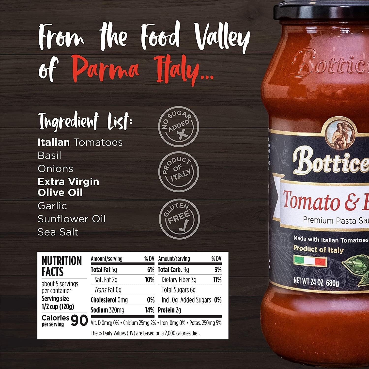 Tomato & Basil Pasta Sauce