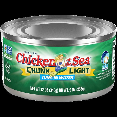 JUMBO Size Chunk Light Tuna In Water Can