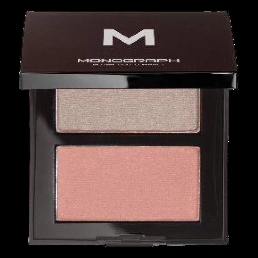Monograph Powder Blush Duo 01 - Beauty Blush & Chestnut Rose