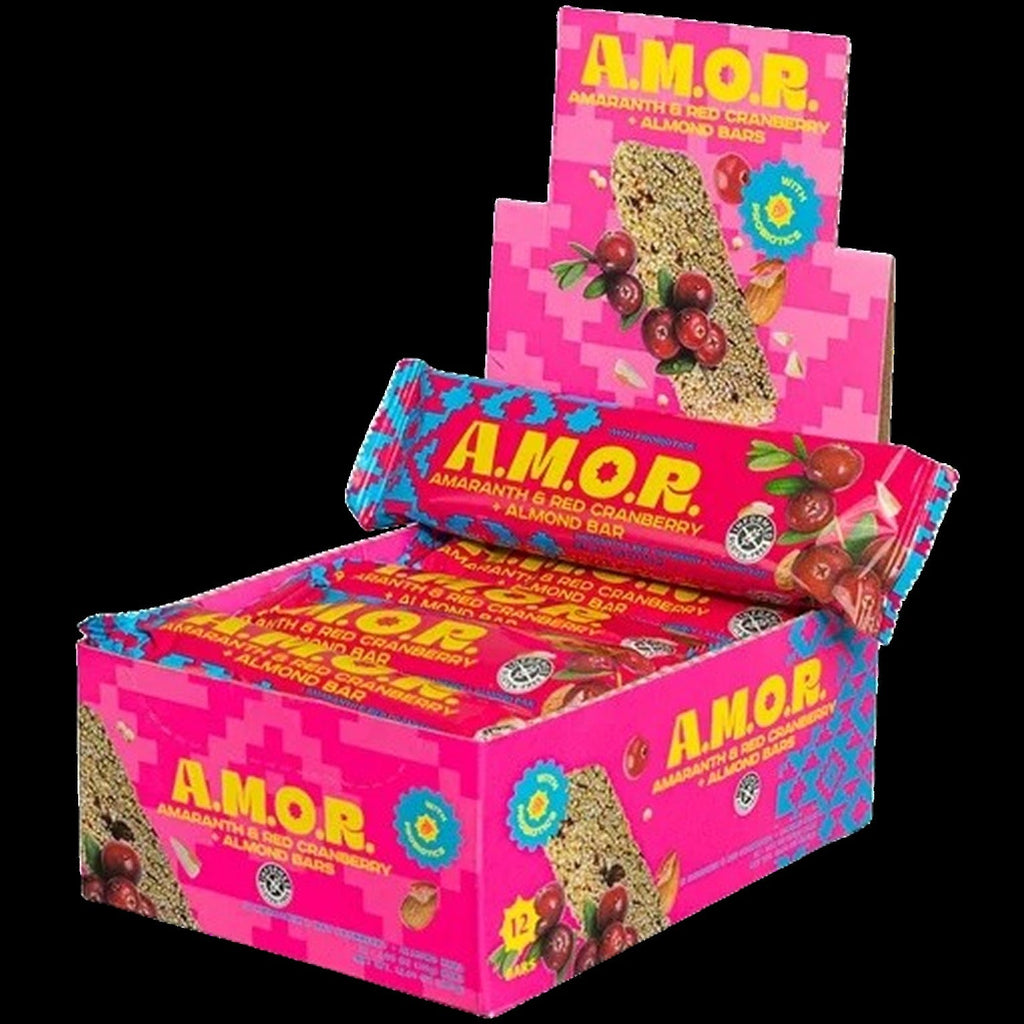 Red Cranberry & Almond Amaranth Bars (12 Pack)