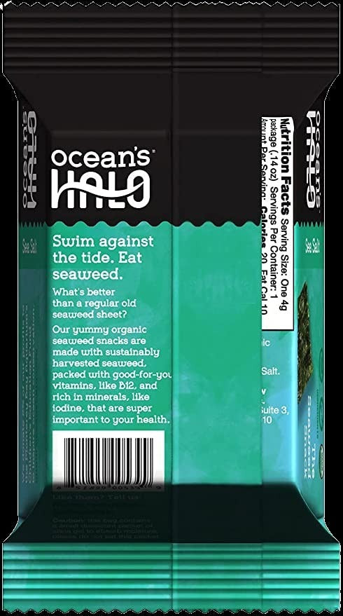Sea Salt Seaweed Snacks (20 pack)
