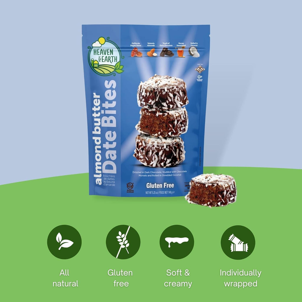 Coconut Almond Butter Date Bites