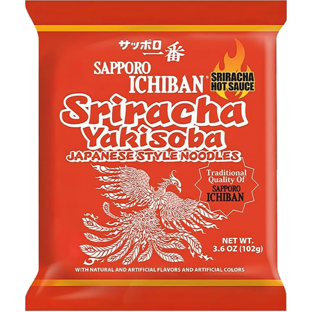 Sriracha Yakisoba Chow Mein Noodles (24 Packs)