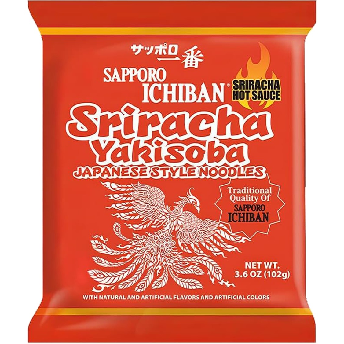 Sriracha Yakisoba Chow Mein Noodles (24 Packs)