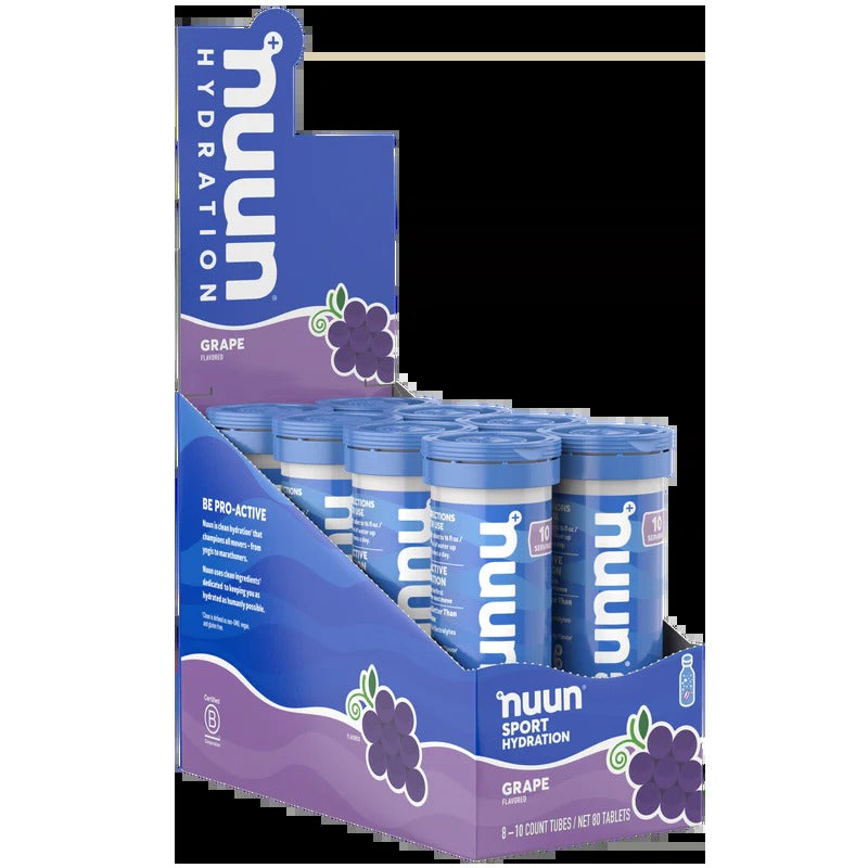 Hydration Sport Drink Vegan Tabs - Grape (8 Pack)