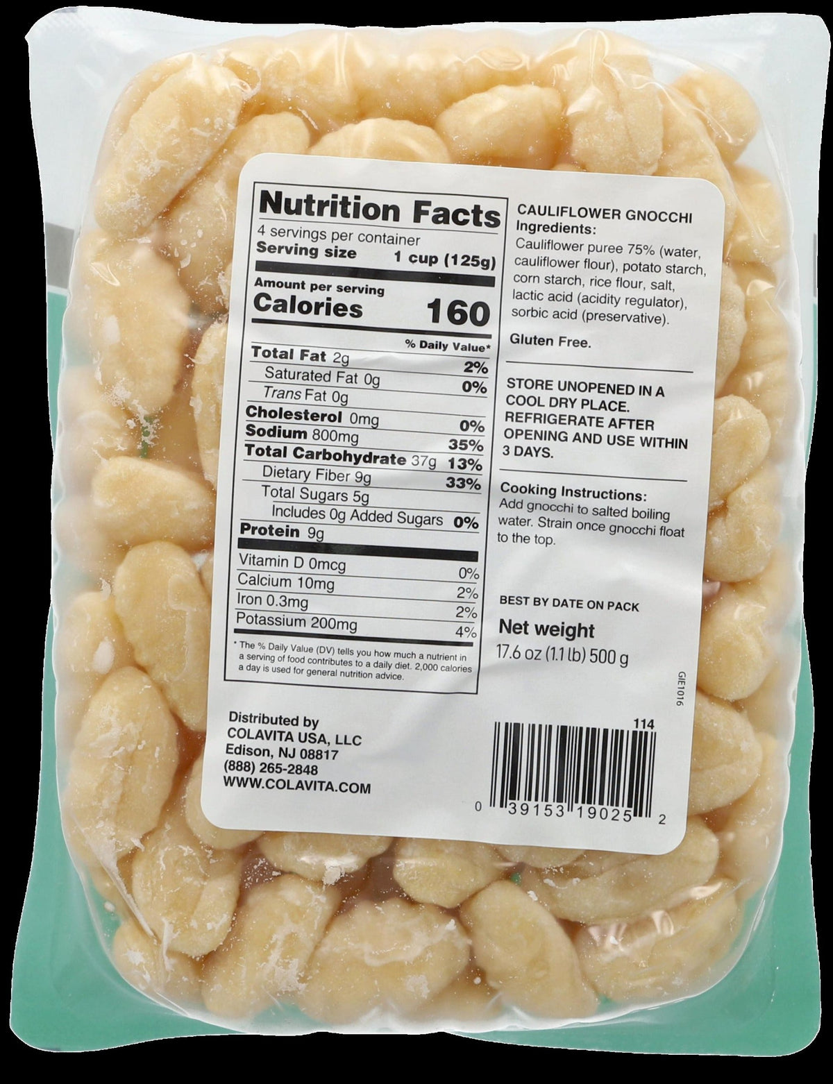 Cauliflower Gnocchi