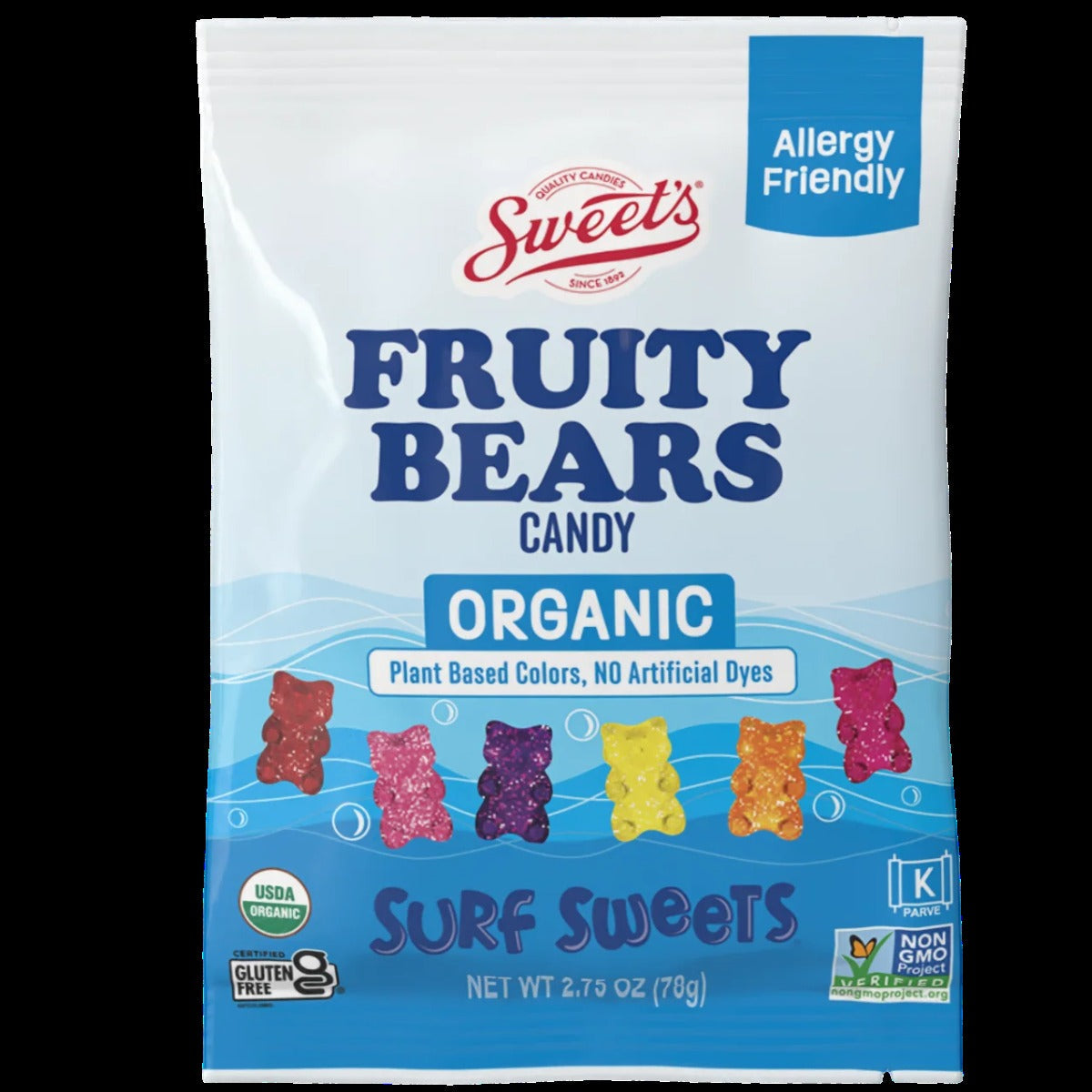 Organic Fruity Gummy Bears (12 CT)