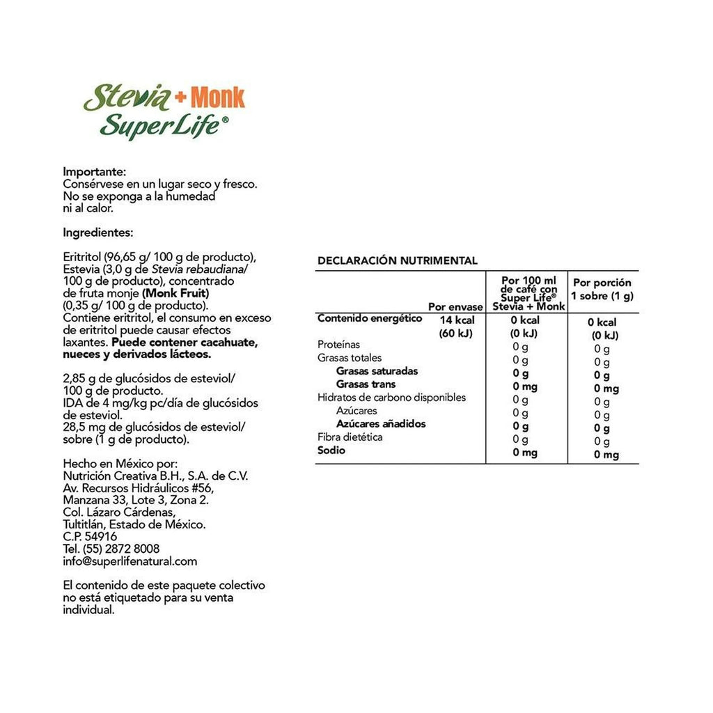 Stevia with Monk Fruit