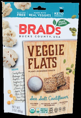 Organic Sea Salt Cauliflower Veggie Flats